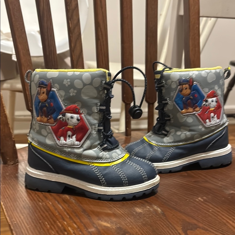 Paw Patrol Kids Snow Boots Size 8